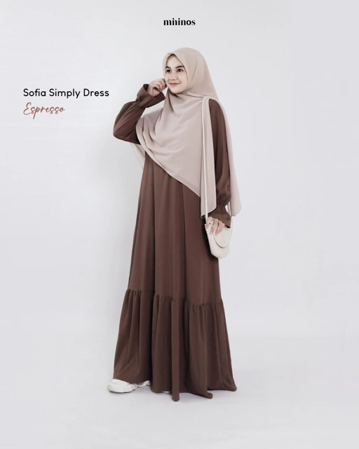 Image of Mininos Sofia Dress | Gamis Daily Look SImple
