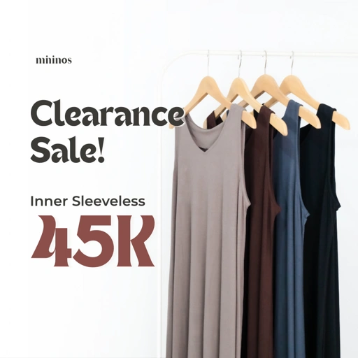 Image of Mininos Inner Sleeveless | Dress Basic Polos Spandex Rayon