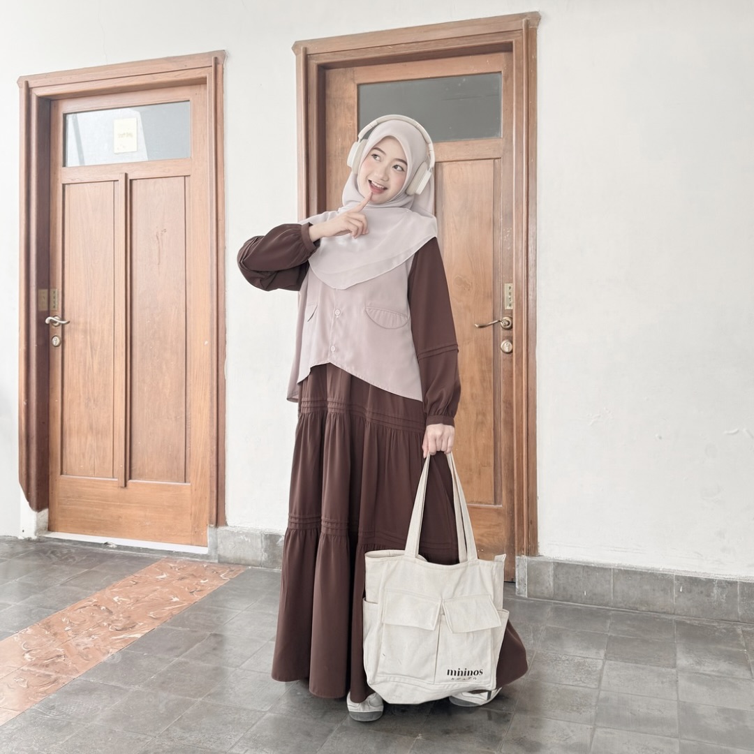 Mininos Kana Outer Vest Luaran Casual Formal