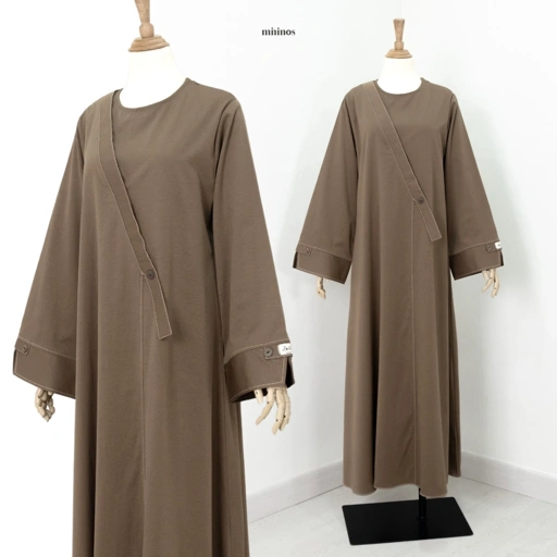 Mininos Shaki Abaya Kimono Gamis Muslimah