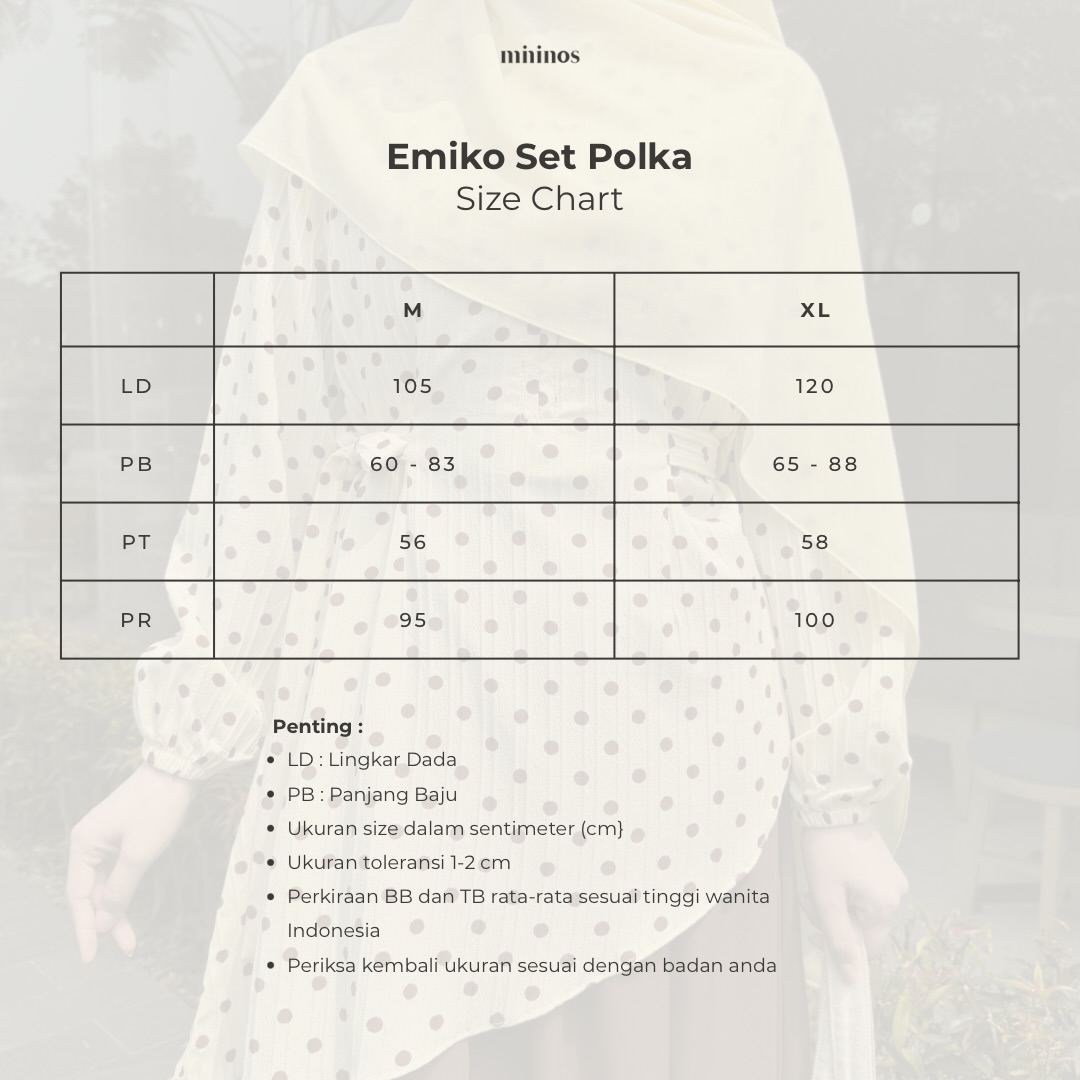 Mininos Emiko Set Polka One Set Polkadot