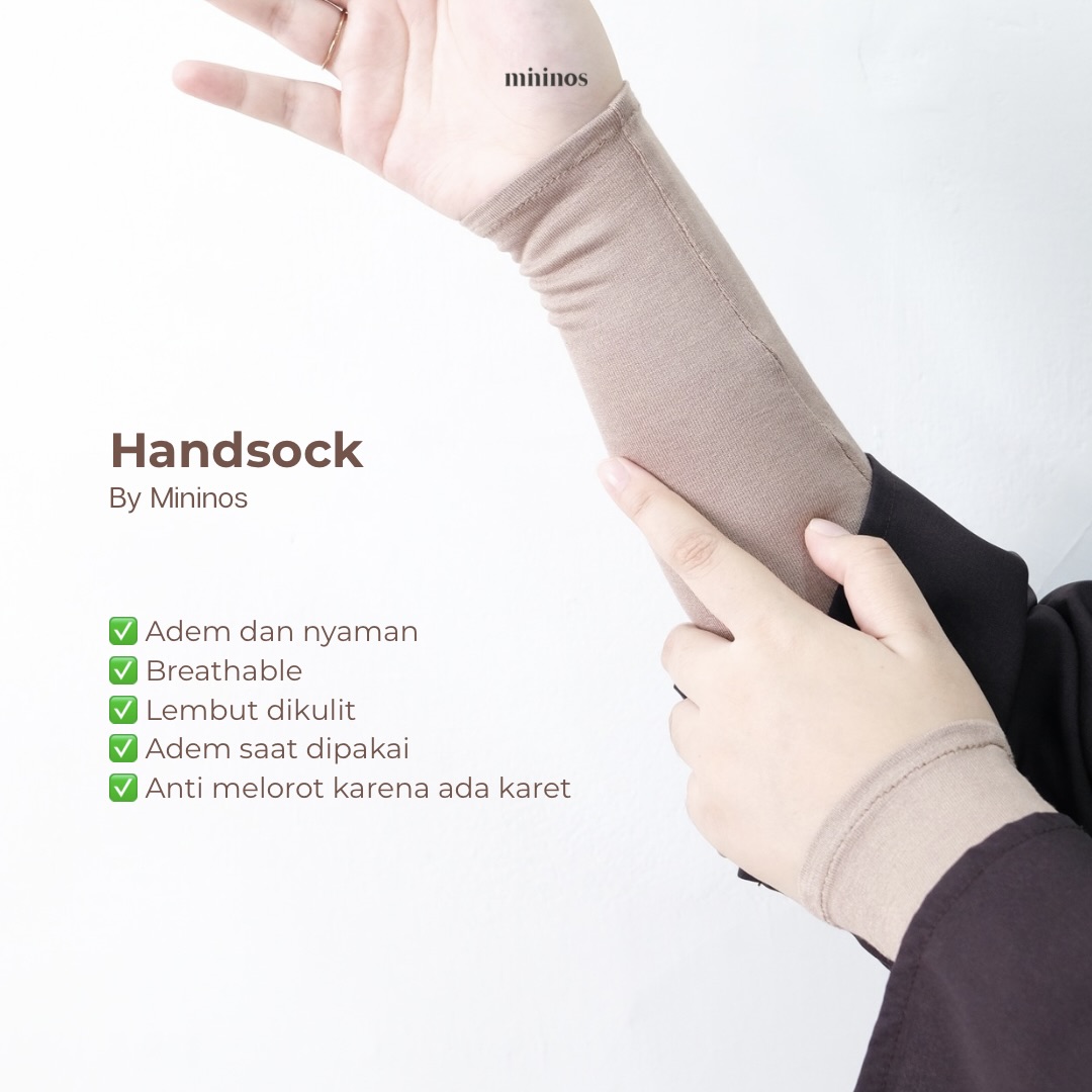 Mininos Handsock Manset Tangan Adem Rayon Viscose