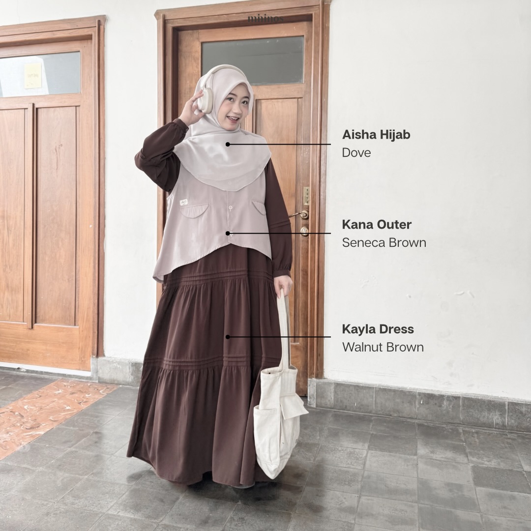 Mininos Kana Outer Vest Luaran Casual Formal