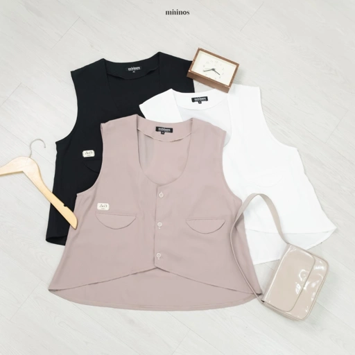Mininos Kana Outer Vest Luaran Casual Formal