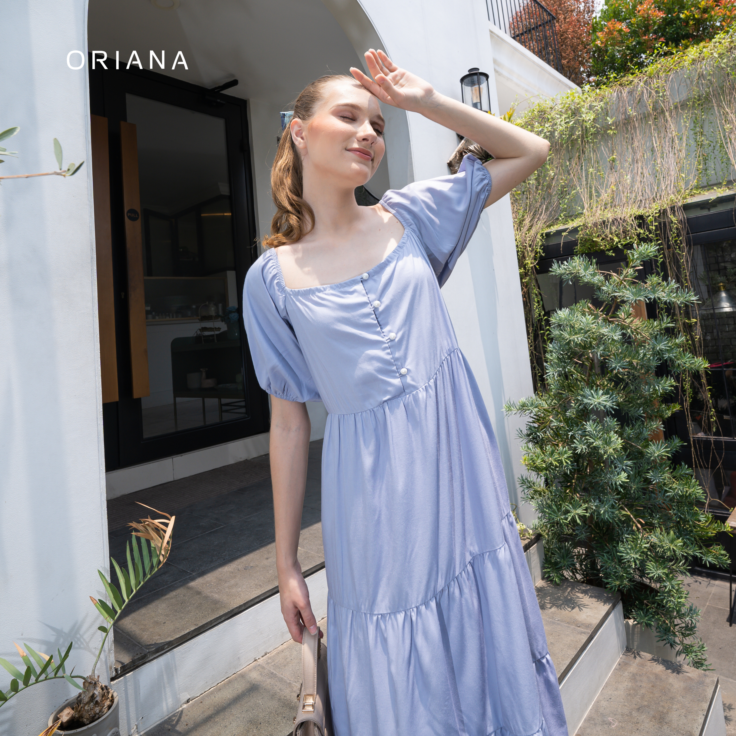 Oriana Homewear Maxi Dress Daster Celine Series