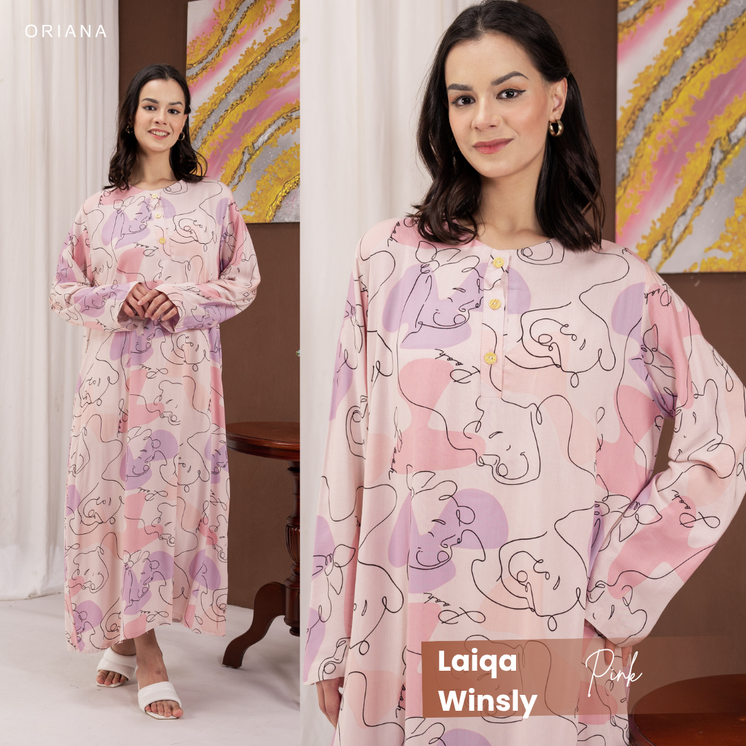 Oriana Homewear Daster Panjang Busui Laiqa Winsly Series