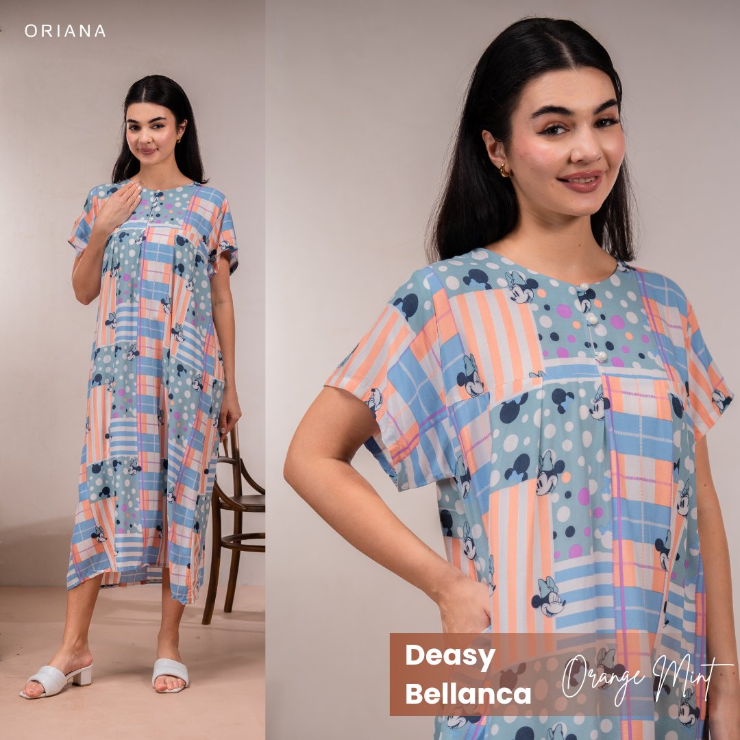 Oriana Homewear Maxi Dress Daster Busui Deasy Bellanca Series