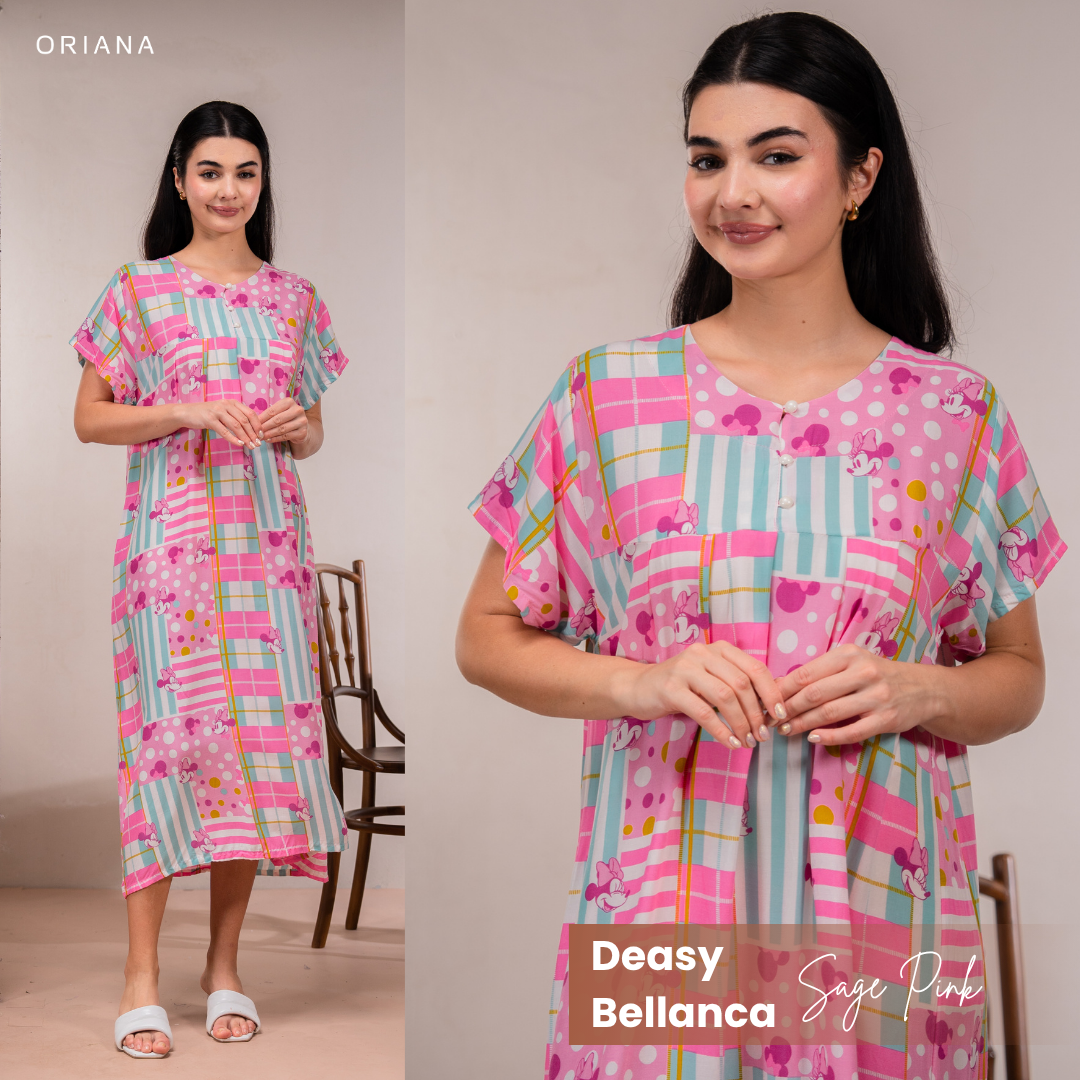 Oriana Homewear Maxi Dress Daster Busui Deasy Bellanca Series