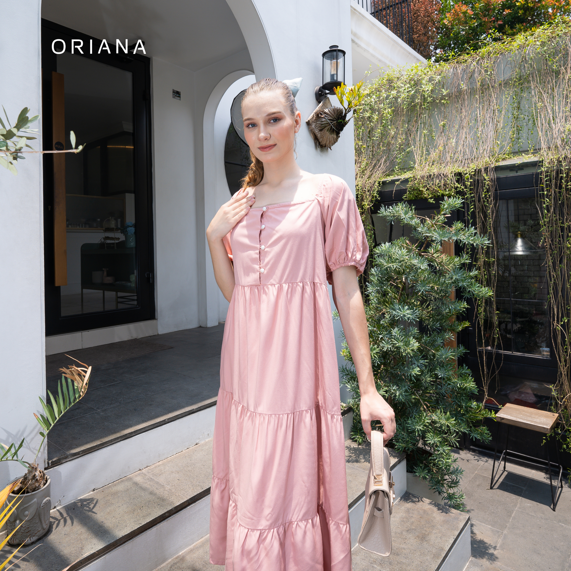 Oriana Homewear Maxi Dress Daster Celine Series