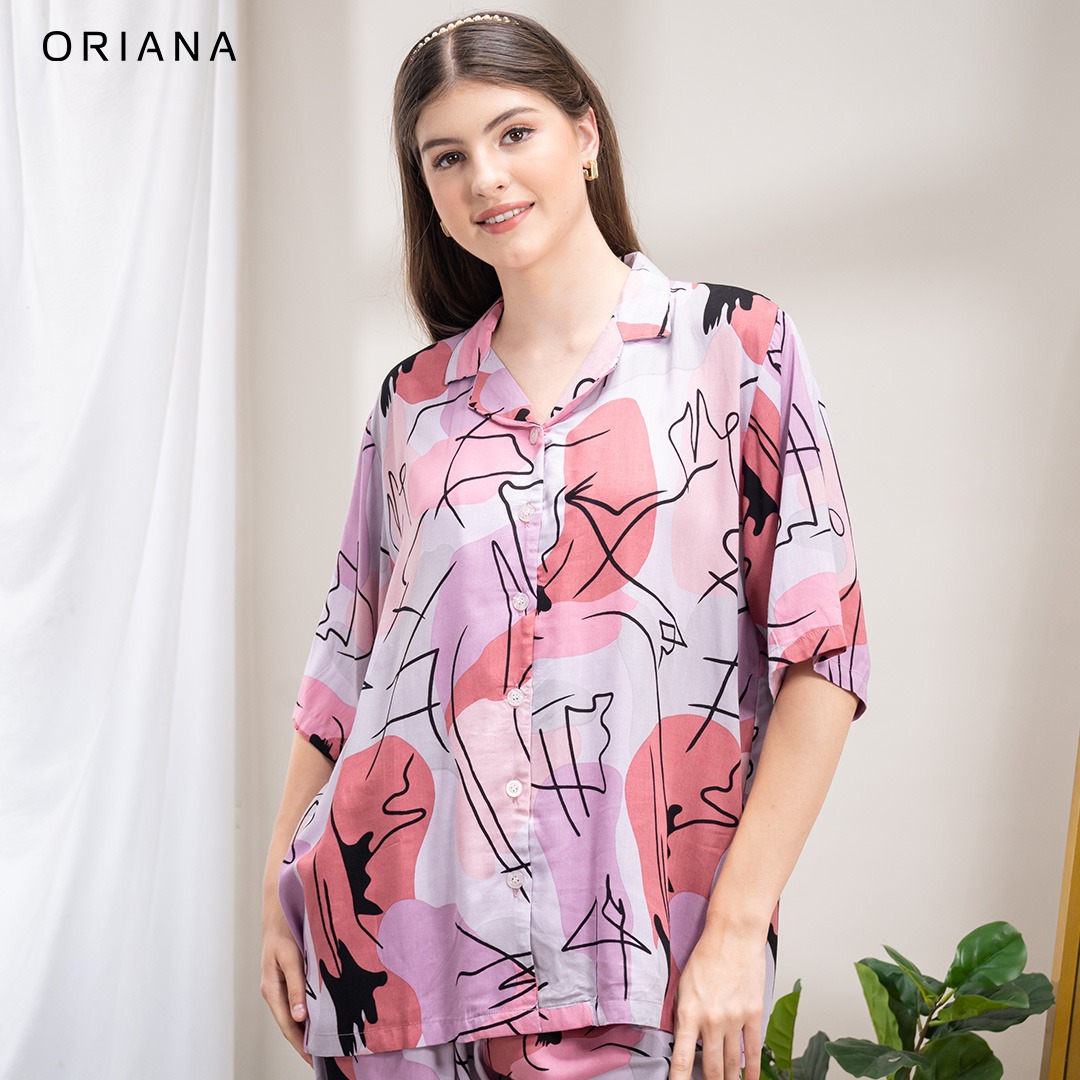 Oriana Sleepwear Piyama Memphis Line Series