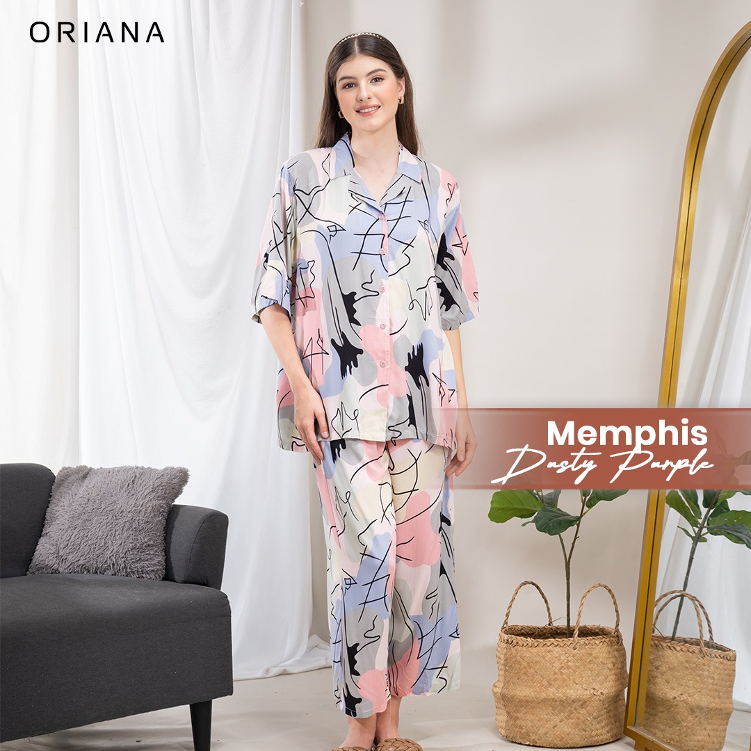 Oriana Sleepwear Piyama Memphis Line Series