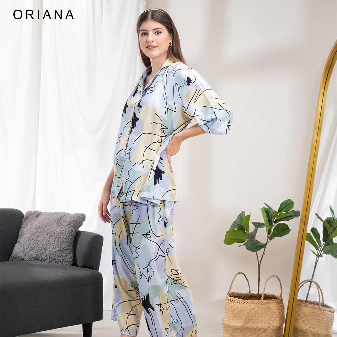 Oriana Sleepwear Piyama Memphis Line Series