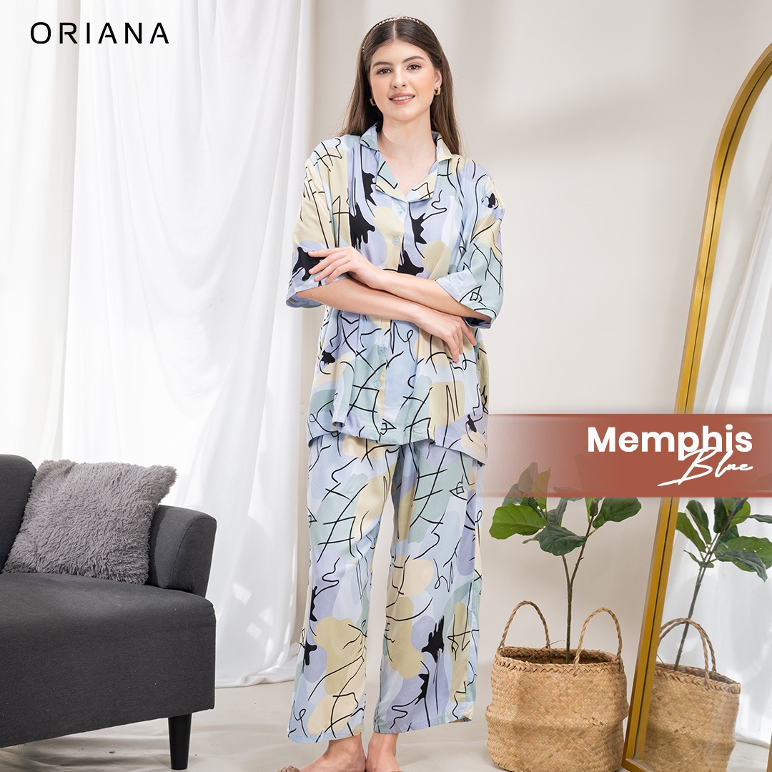 Oriana Sleepwear Piyama Memphis Line Series