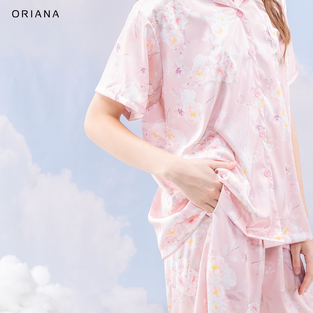 Oriana Sleepwear Piyama Organic Silk Summer Breeze Series