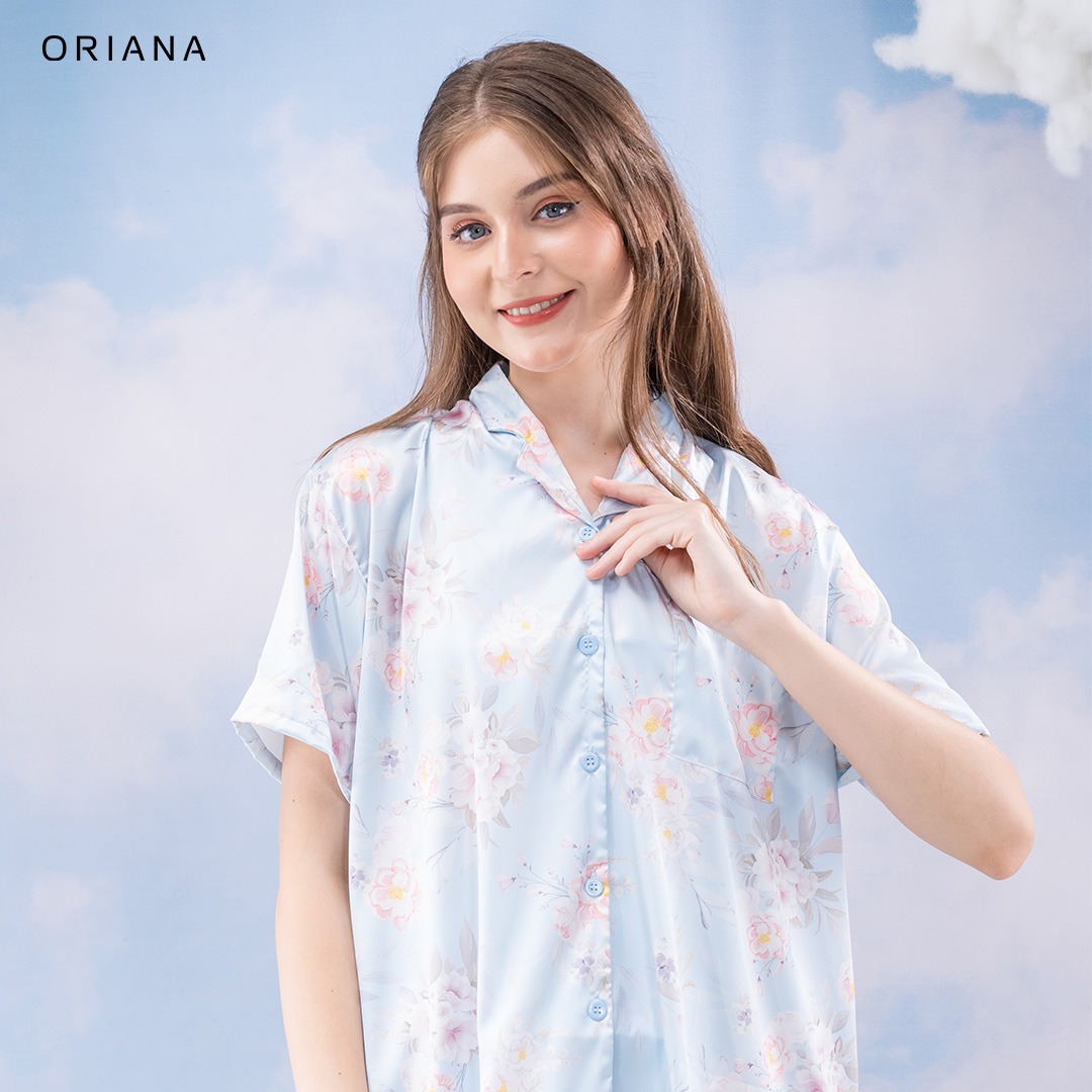 Oriana Sleepwear Piyama Organic Silk Summer Breeze Series