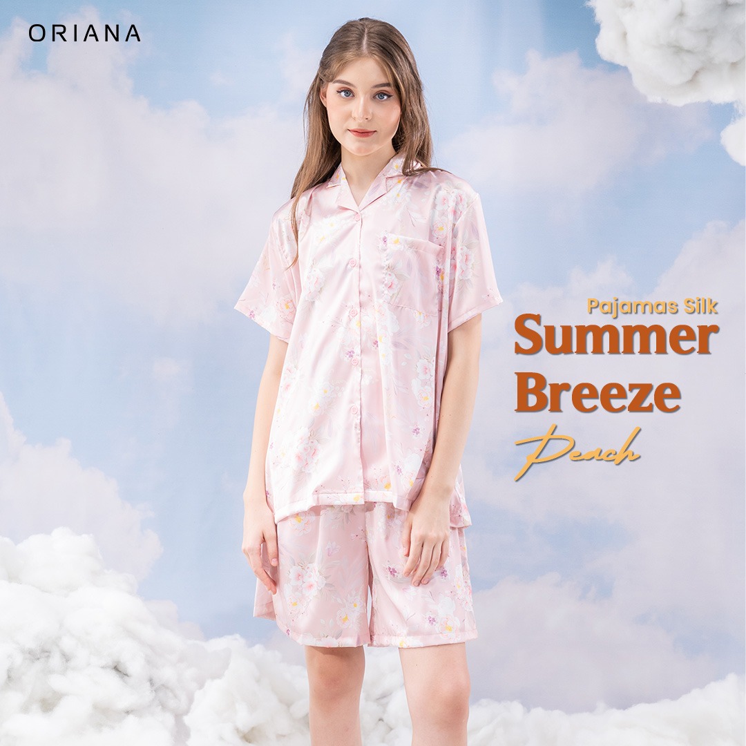 Oriana Sleepwear Piyama Organic Silk Summer Breeze Series