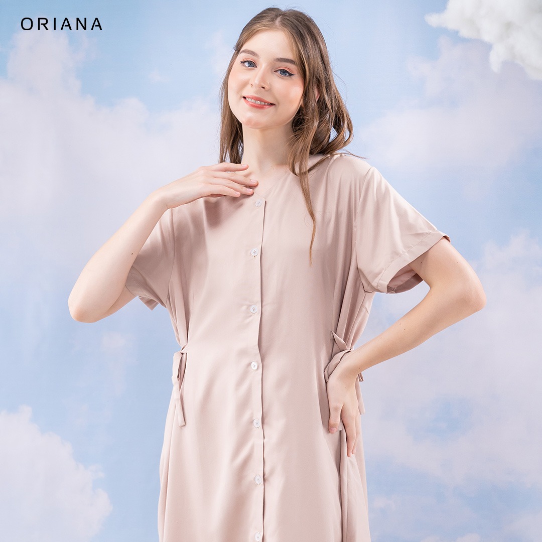 Oriana Homewear Maxi Dress Poly Bamboo Cailyn Series