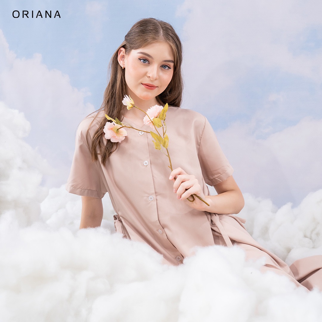 Oriana Homewear Maxi Dress Poly Bamboo Cailyn Series