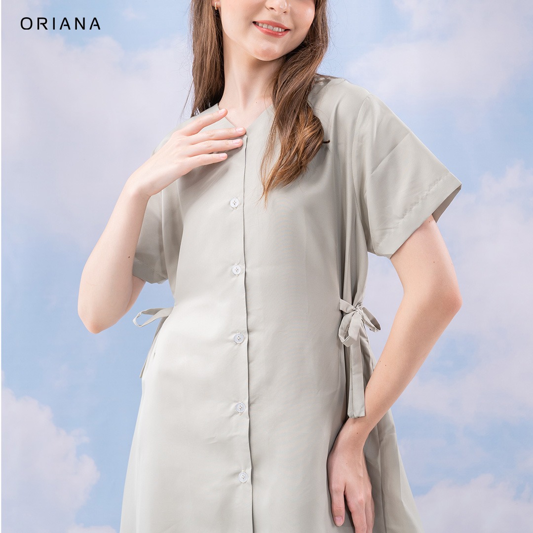 Oriana Homewear Maxi Dress Poly Bamboo Cailyn Series