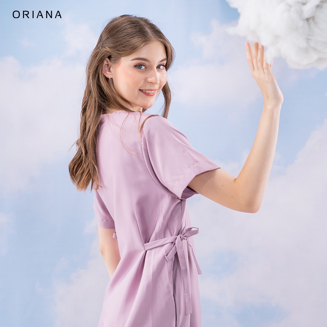 Oriana Homewear Maxi Dress Poly Bamboo Cailyn Series