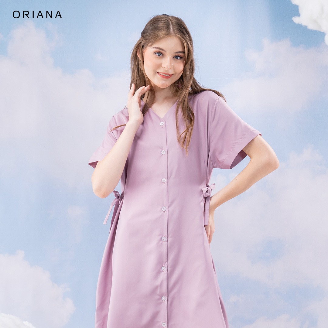 Oriana Homewear Maxi Dress Poly Bamboo Cailyn Series