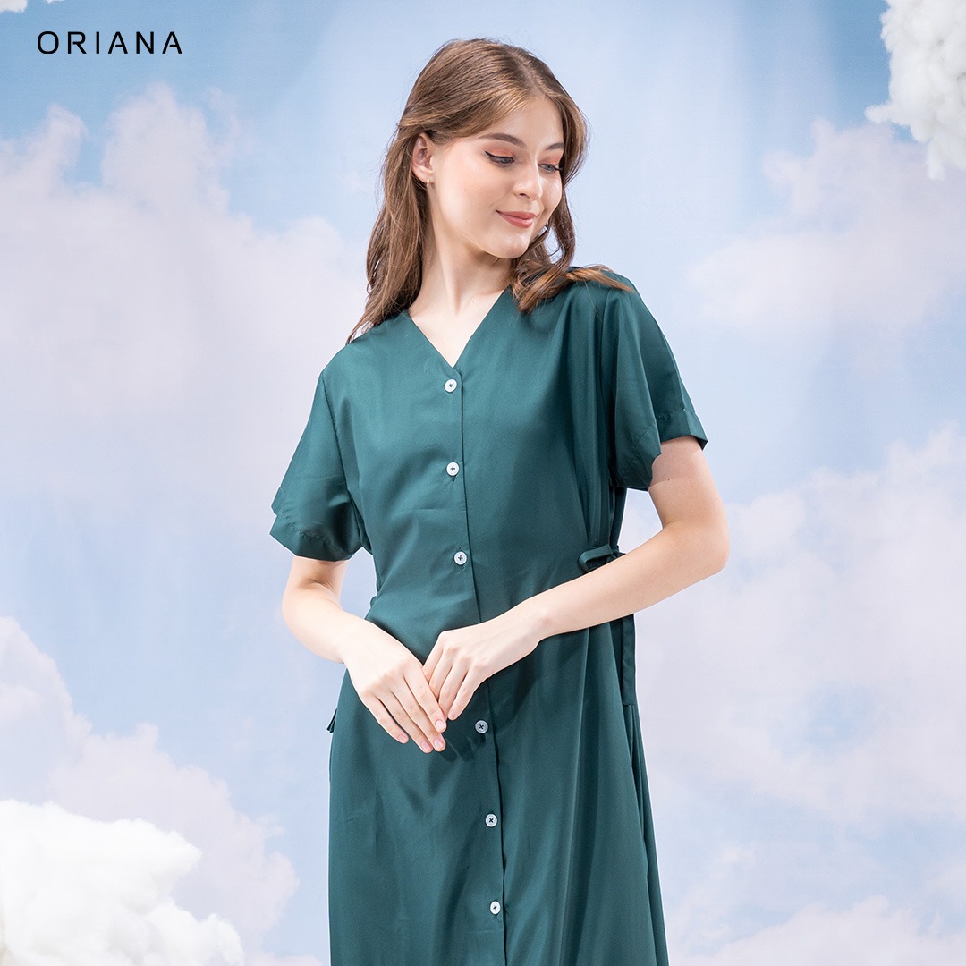 Oriana Homewear Maxi Dress Poly Bamboo Cailyn Series