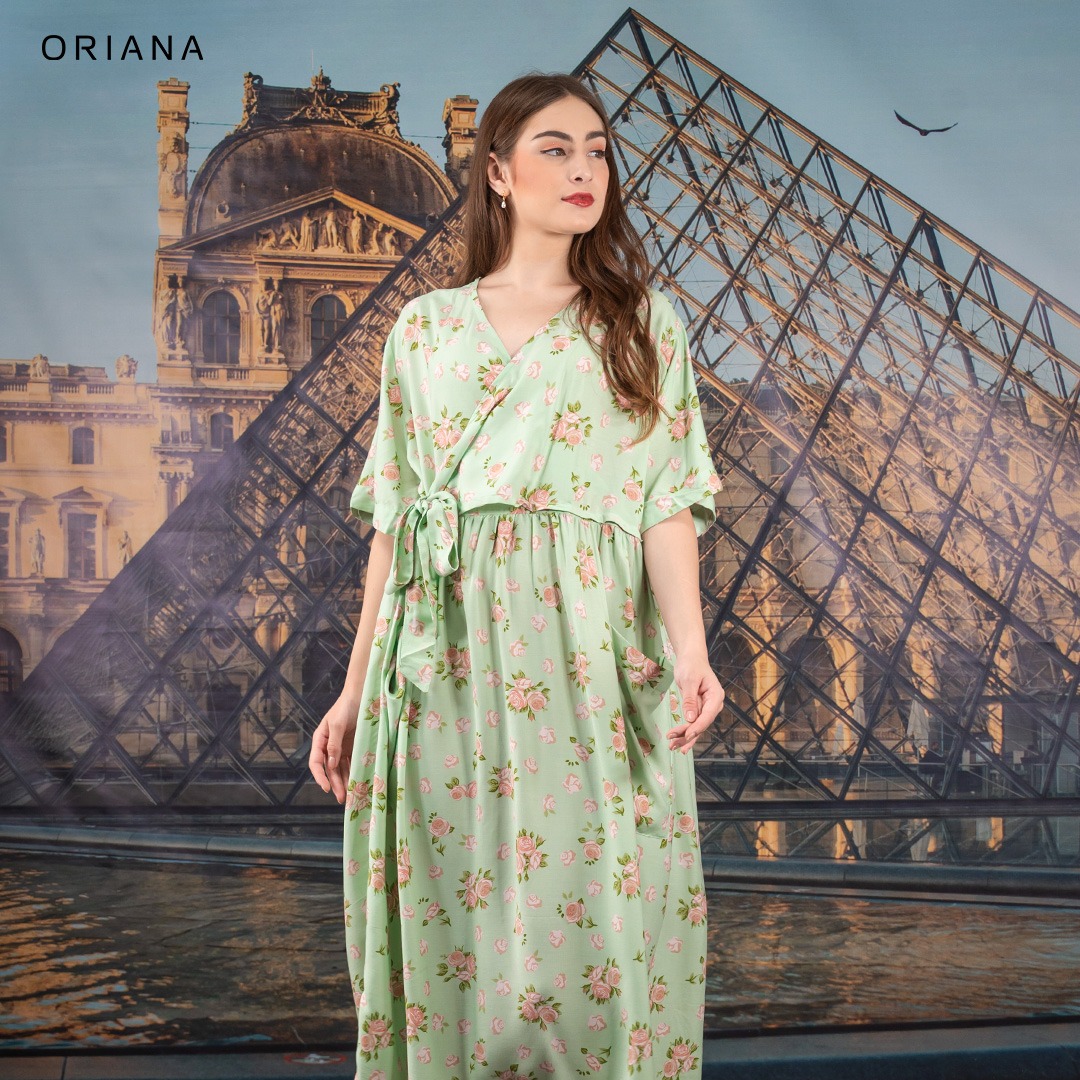 Oriana Homewear Maxi Dress DVKT Esme Series