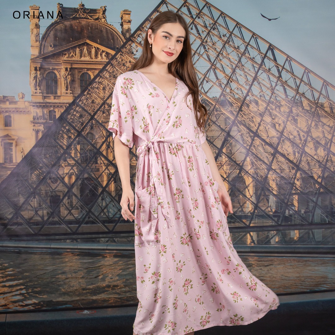 Oriana Homewear Maxi Dress DVKT Esme Series