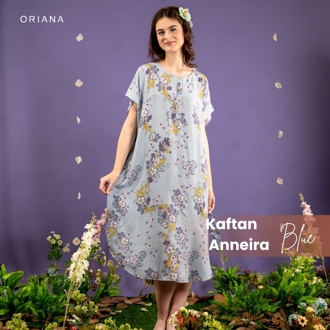 Oriana Homewear Daster Pendek Busui Kaftan Anneira Series