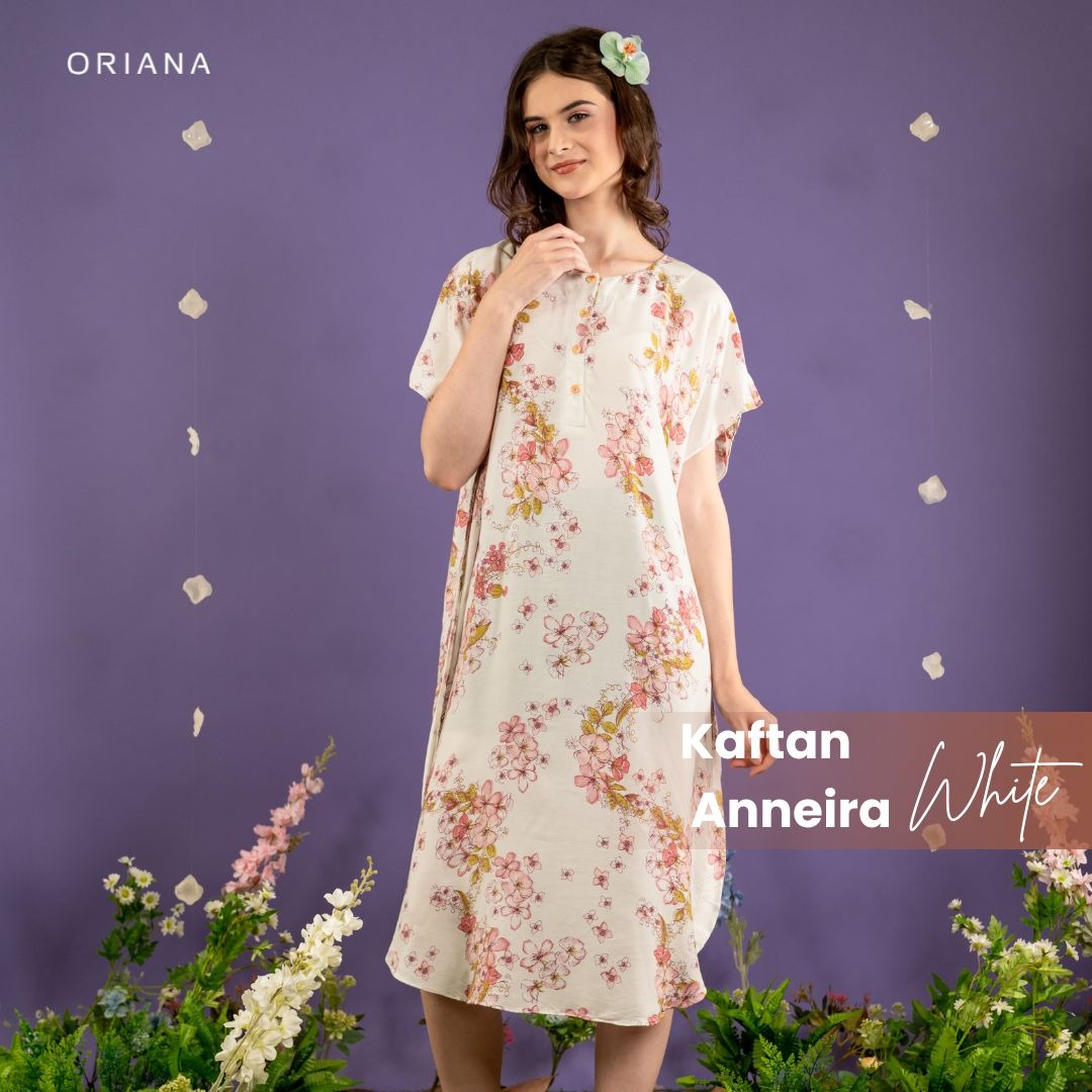 Oriana Homewear Daster Pendek Busui Kaftan Anneira Series