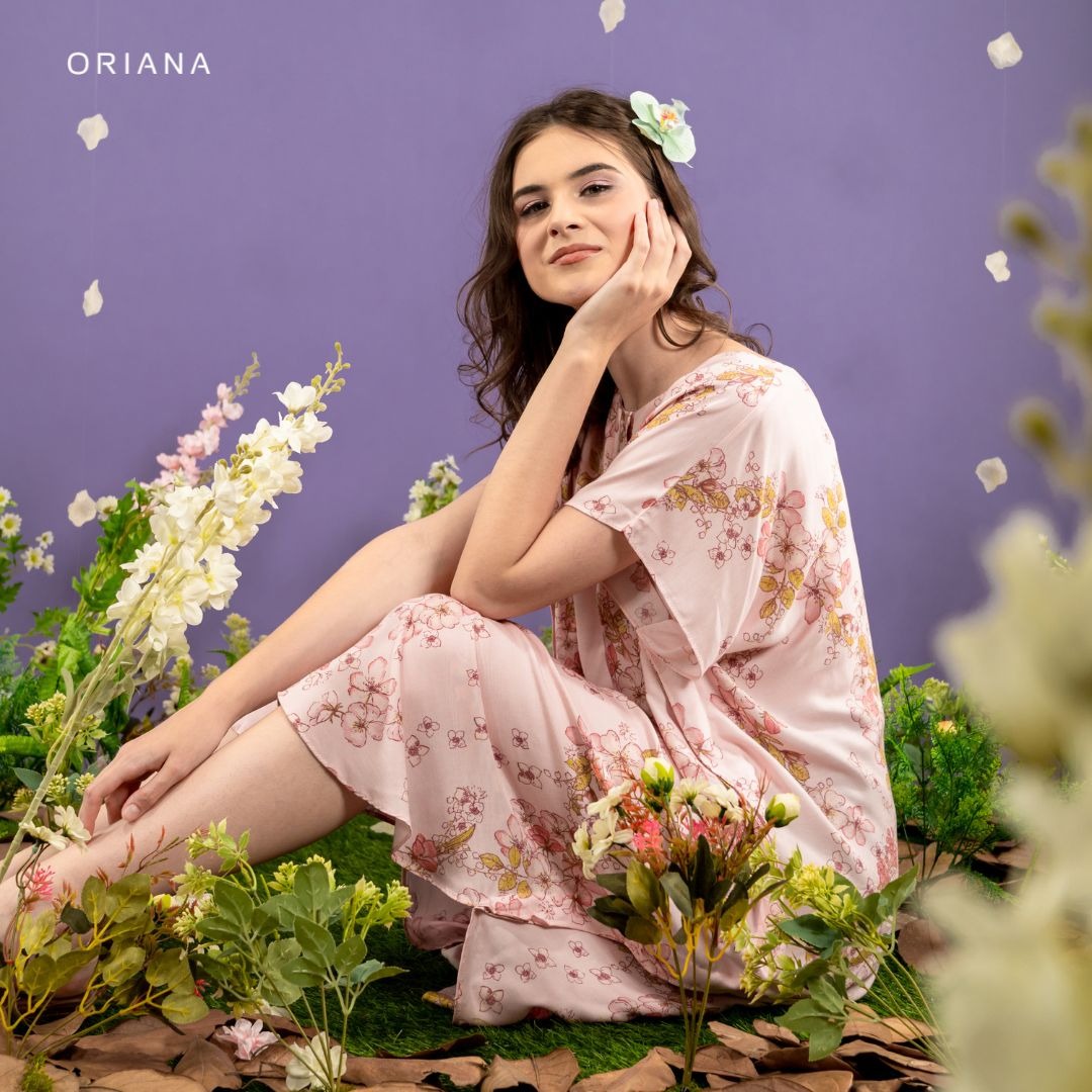 Oriana Homewear Daster Pendek Busui Kaftan Anneira Series