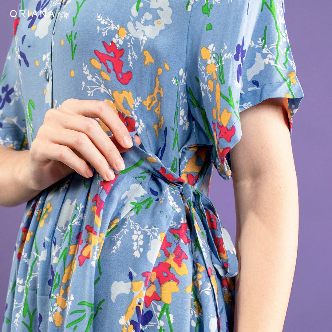 Oriana Homewear Maxi Dress Daster Busui Cayya Lizea Series