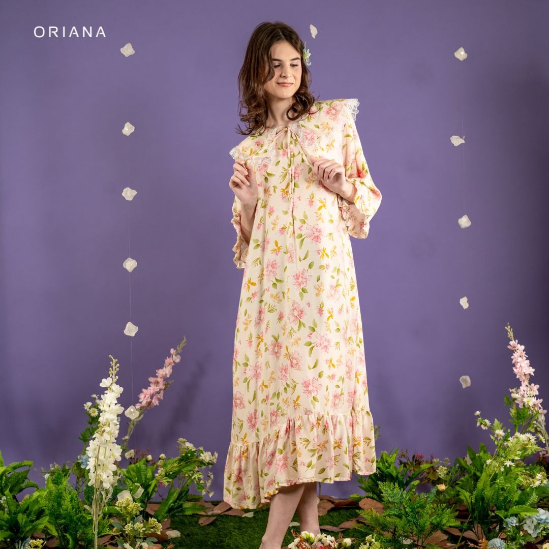 Oriana Homewear Maxi Dress Daster Busui Delia Keily Series