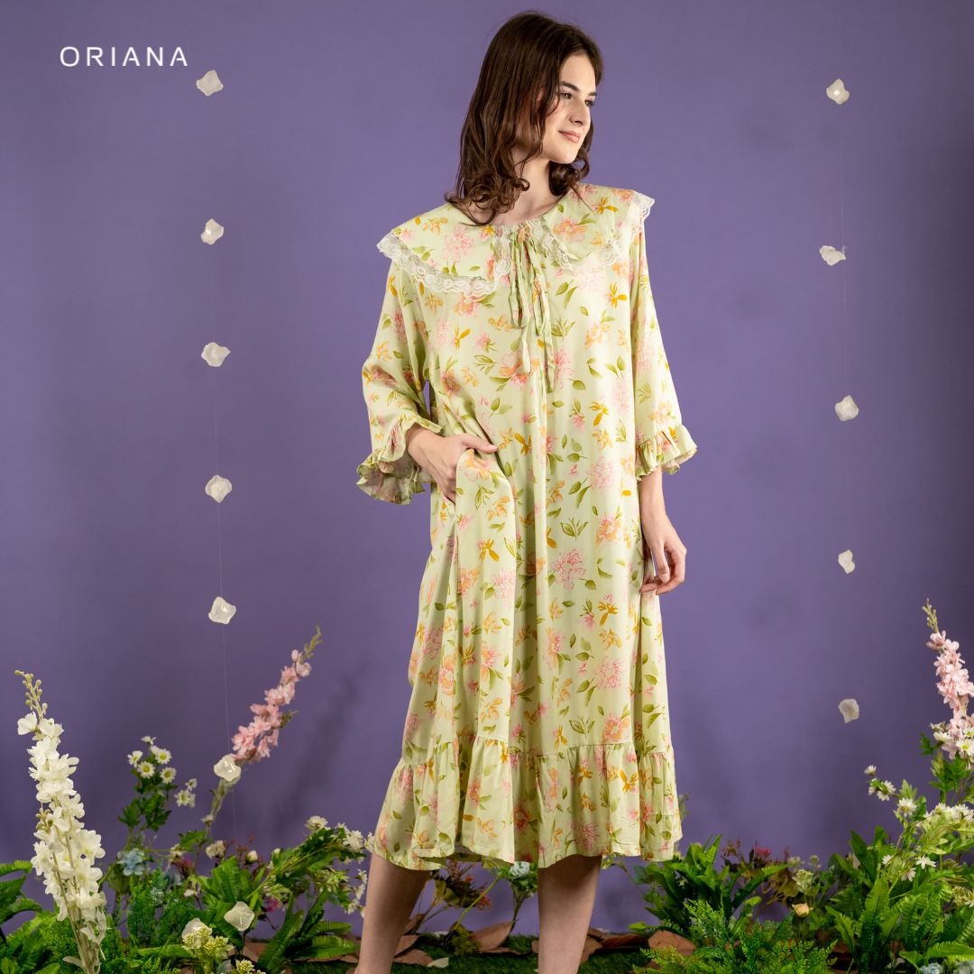 Oriana Homewear Maxi Dress Daster Busui Delia Keily Series