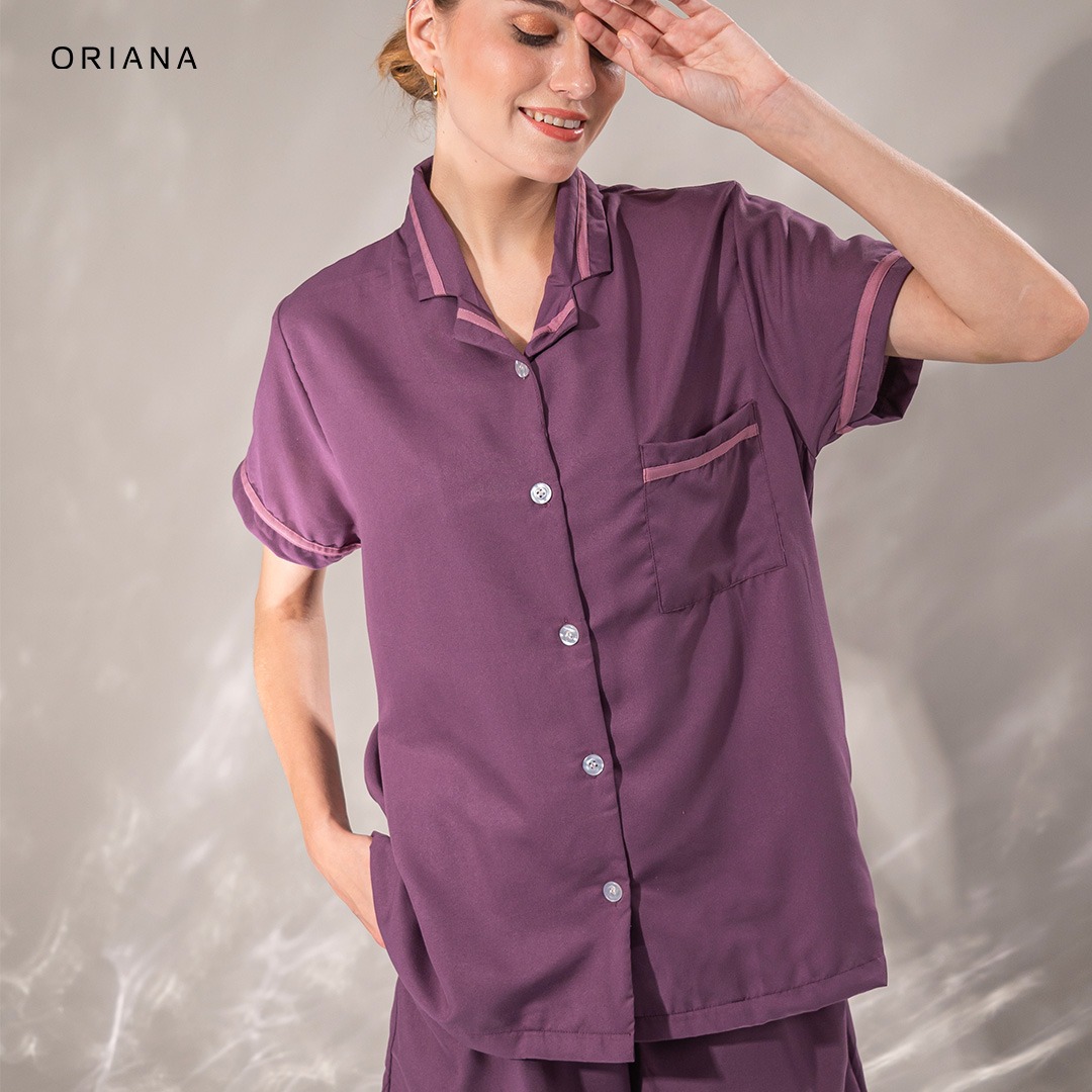 Oriana Sleepwear Piyama Set Poly Bamboo Danisa Series