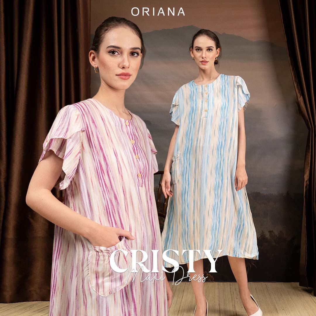 Oriana Homewear Maxi Dress Daster DSLL Cristy Series