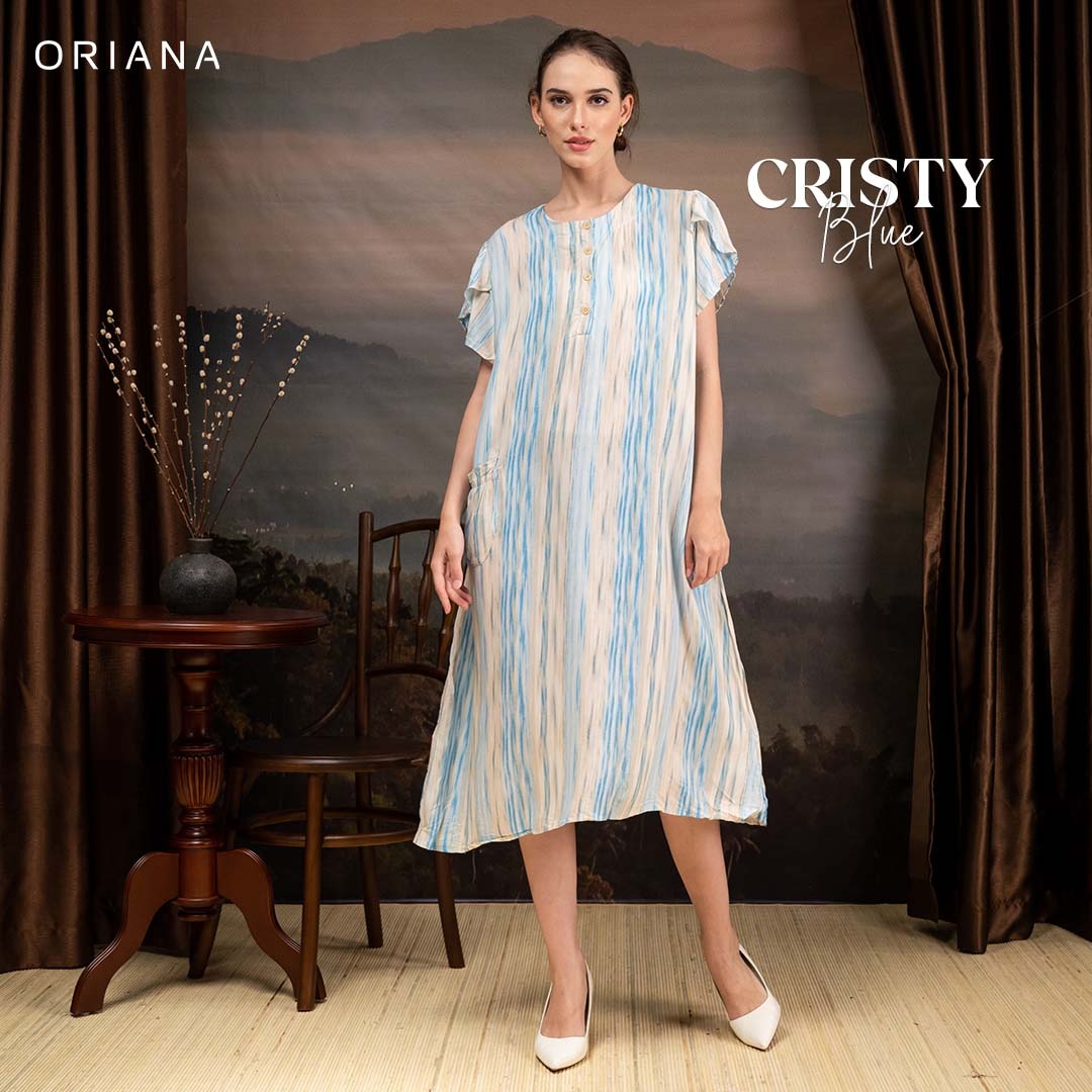 Oriana Homewear Maxi Dress Daster DSLL Cristy Series