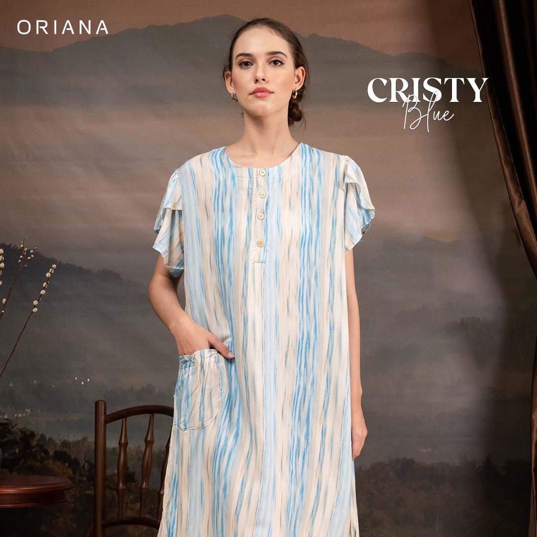 Oriana Homewear Maxi Dress Daster DSLL Cristy Series