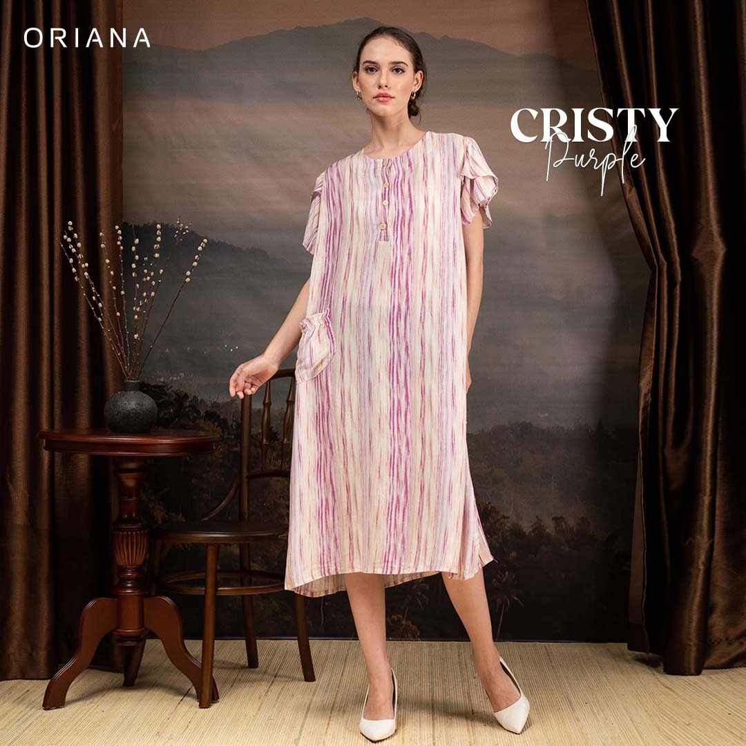 Oriana Homewear Maxi Dress Daster DSLL Cristy Series