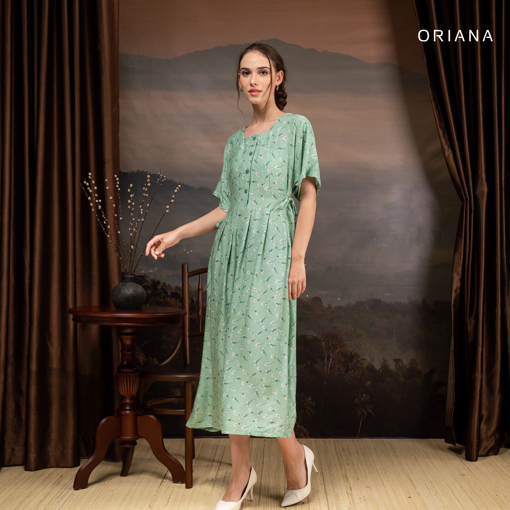 Oriana Homewear Maxi Dress Daster Busui Cayya Xavia Series