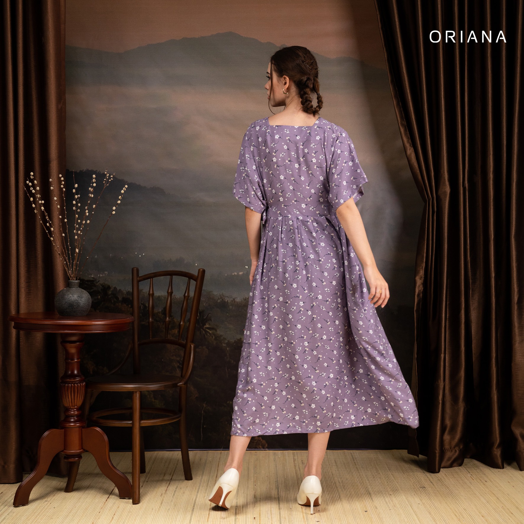 Oriana Homewear Maxi Dress Daster Busui Cayya Xavia Series