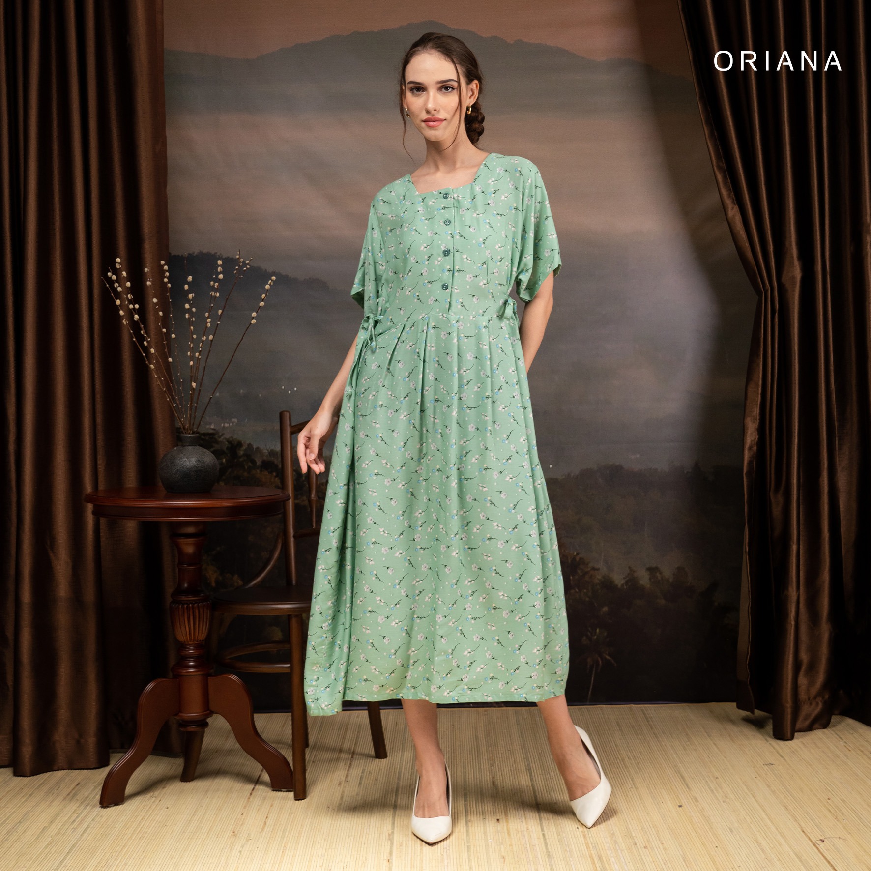 Oriana Homewear Maxi Dress Daster Busui Cayya Xavia Series