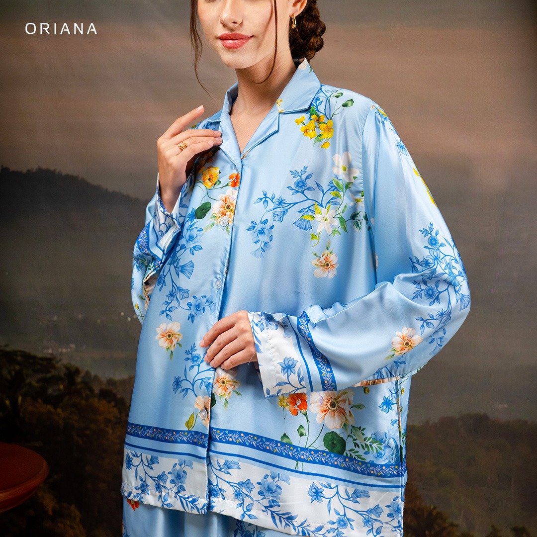 Oriana Sleepwear Piyama Pillow Silk Priscilla Clarisse Series