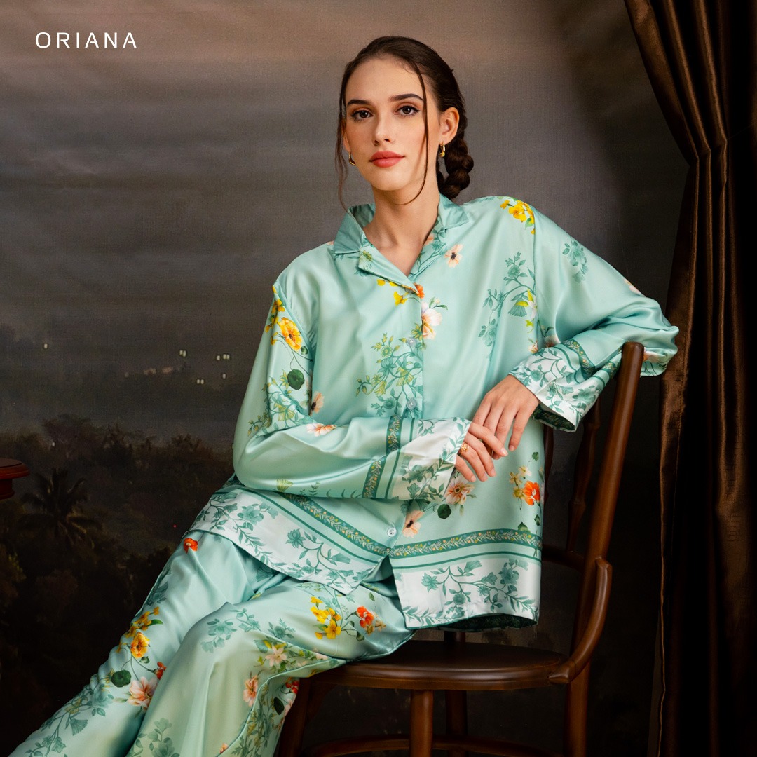 Oriana Sleepwear Piyama Pillow Silk Priscilla Clarisse Series