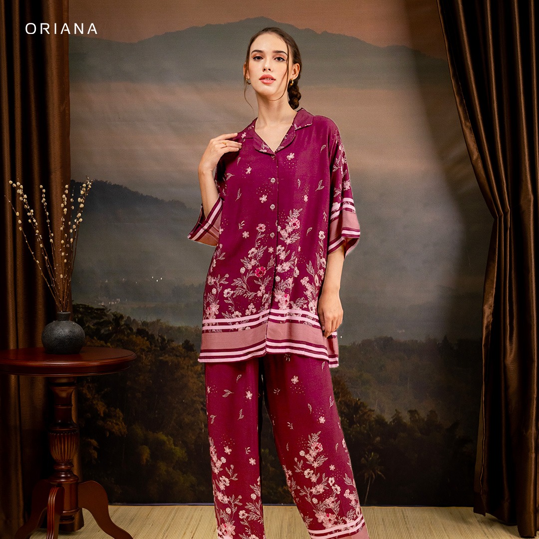 Oriana Sleepwear Piyama Long Sleeve Myta Verity Series
