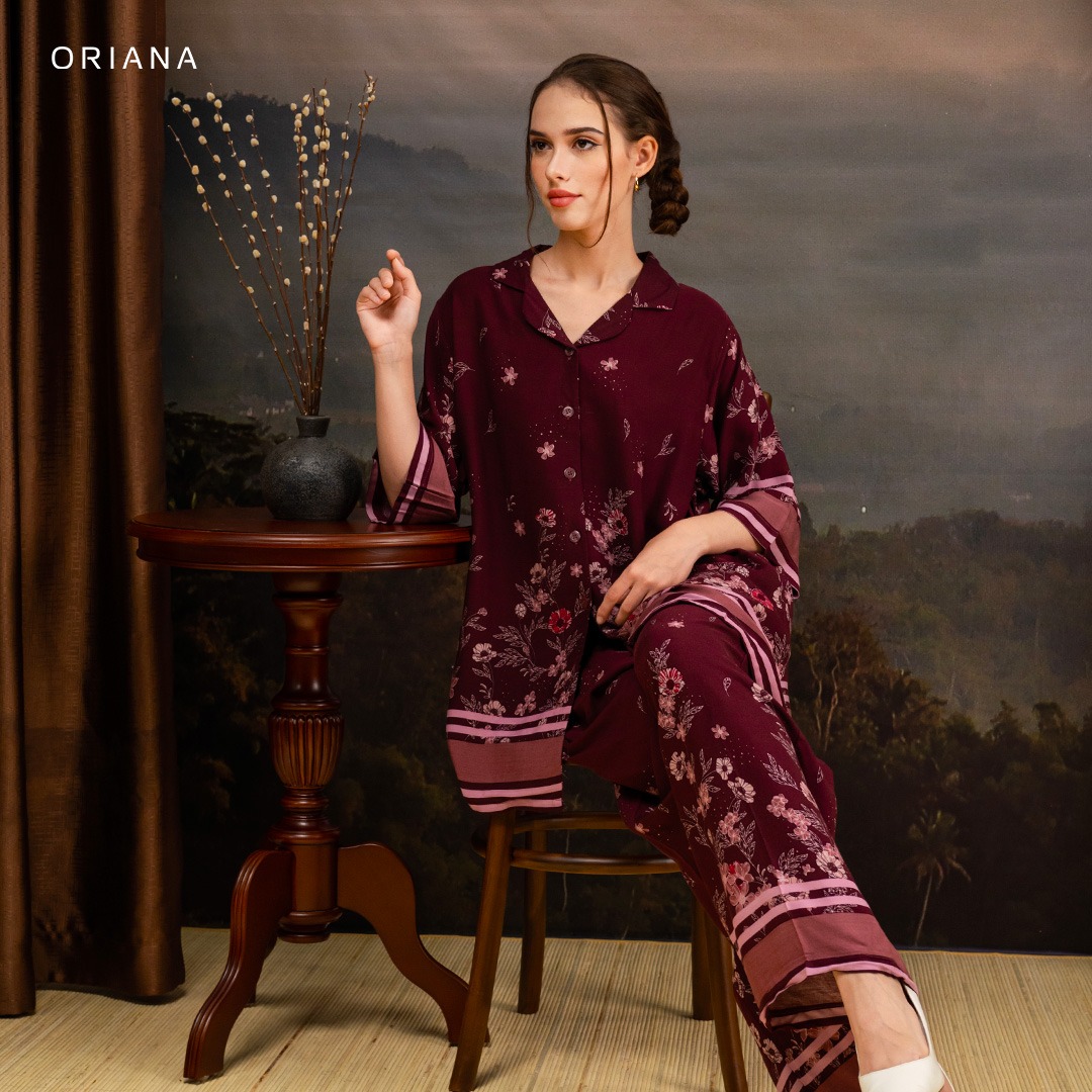 Oriana Sleepwear Piyama Long Sleeve Myta Verity Series