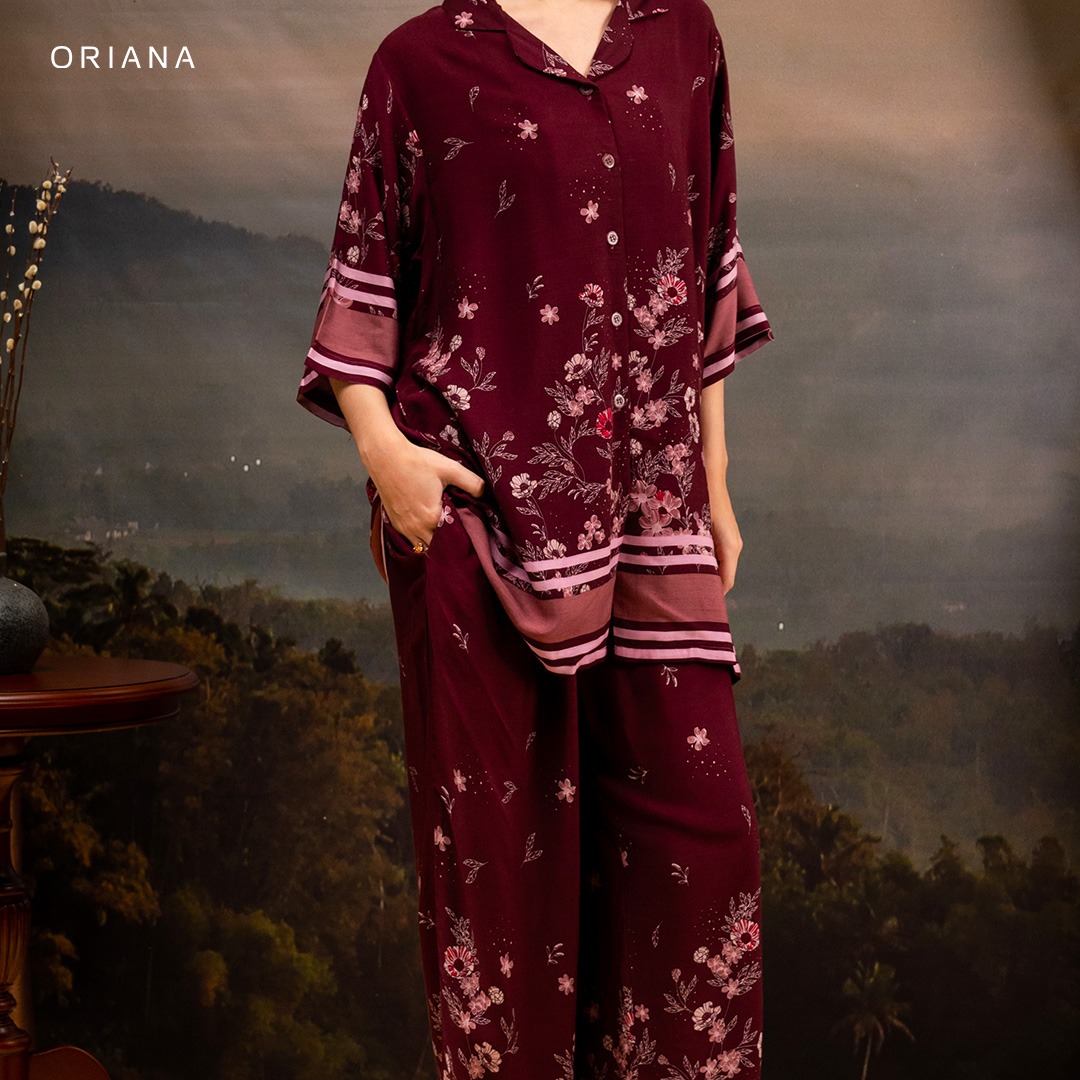 Oriana Sleepwear Piyama Long Sleeve Myta Verity Series