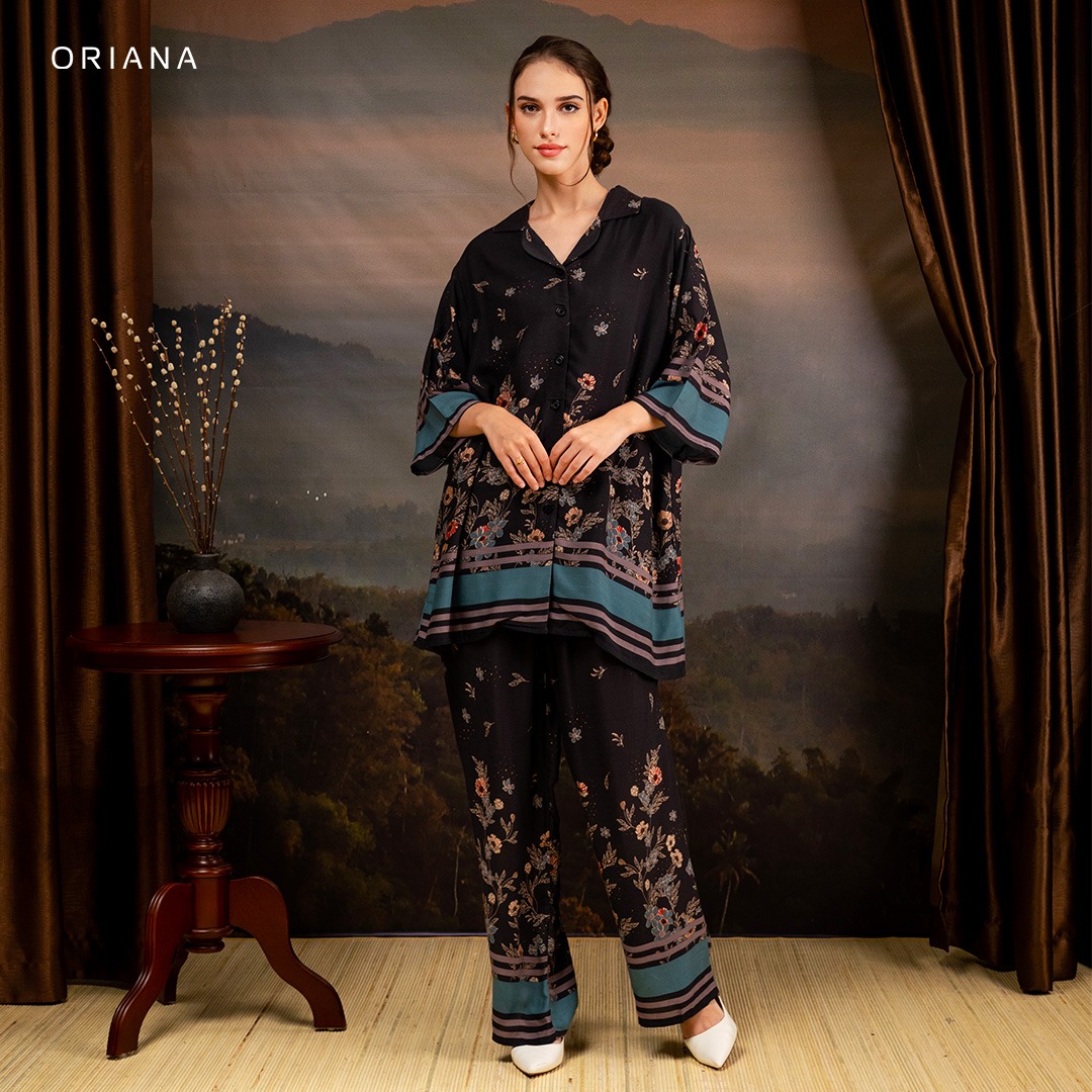 Oriana Sleepwear Piyama Long Sleeve Myta Verity Series