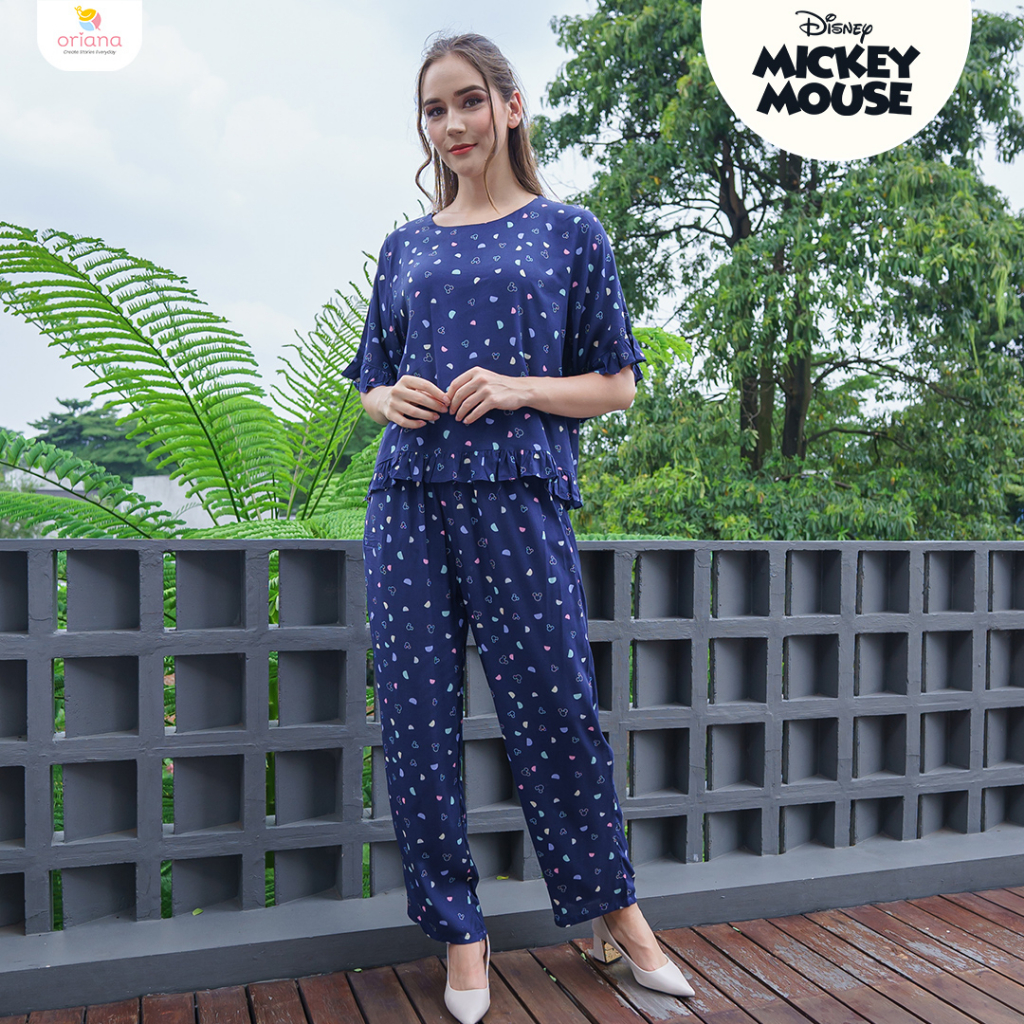 Oriana Sleepwear Pajamas PWAR Mickey Mouse Kiss Blogger Series