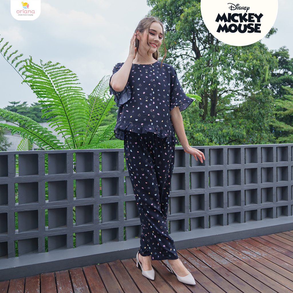 Oriana Sleepwear Pajamas PWAR Mickey Mouse Kiss Blogger Series